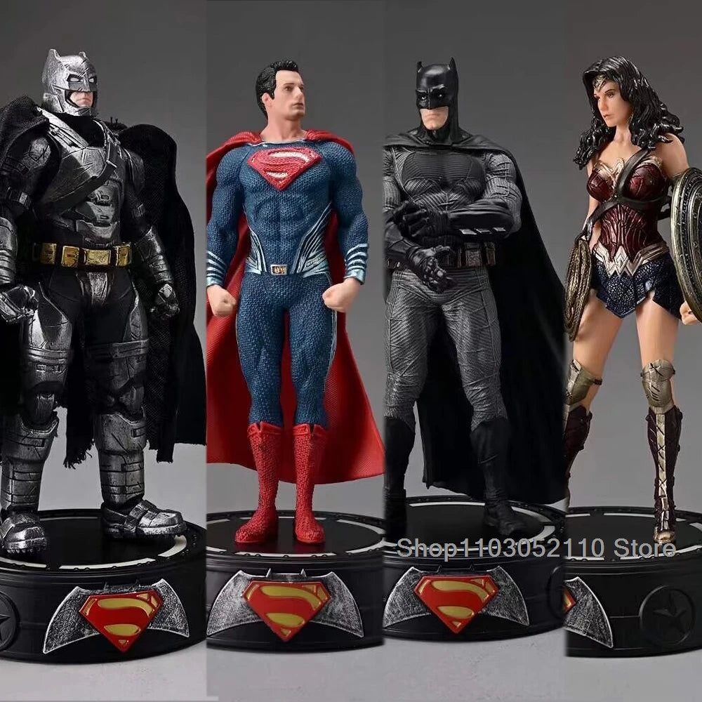 20CM - LED Ligthed Justice League Batman Wonder Women Superman Action Figures