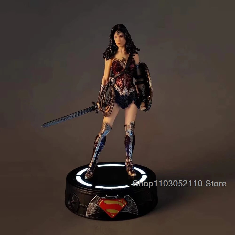 20CM - LED Ligthed Justice League Batman Wonder Women Superman Action Figures