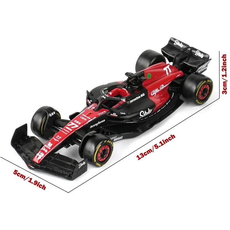 F1 COLLECTION 1:43 Aston Martin AMR23 Mercedes W14 Red Bull RB19 Miami GP Ferrari SF23 Alpine A523 F1 Model Formula Car Static Racing