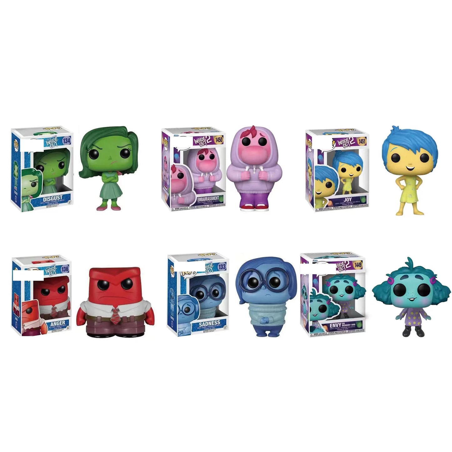 2024 FUNKO POP Inside Out 2 / Divertida Mente 2 Anime Figure Film Version