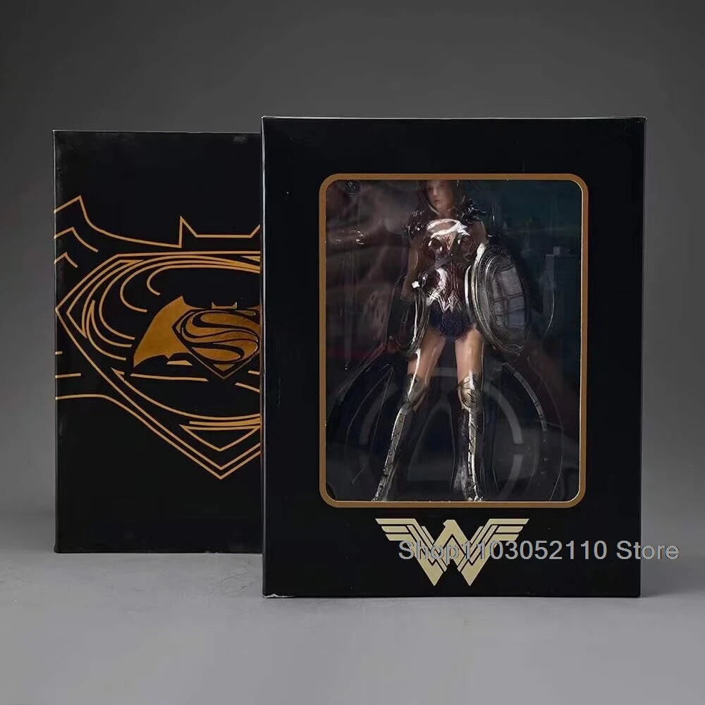 20CM - LED Ligthed Justice League Batman Wonder Women Superman Action Figures