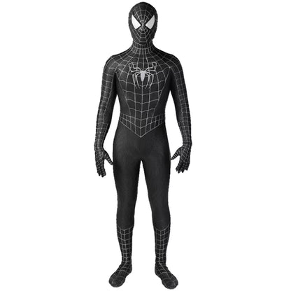 Tobey Maguire Spiderman Costume Black/Red Raimi Spider Man Cosplay Superhero Zentai Suit Halloween Costumes for Adults