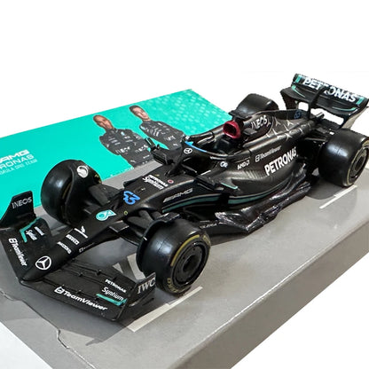 F1 COLLECTION  1:43 Aston Martin AMR23 Mercedes W14 Red Bull RB19 Miami GP Ferrari SF23 Alpine A523 F1 Model Formula Car Static Racing