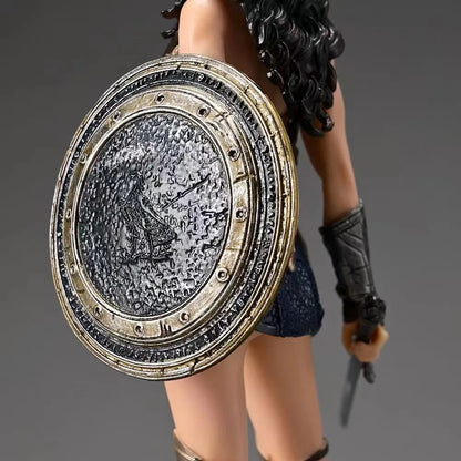 Justice League DC Statues Superman Batman Reloaded Wonder Woman Luminous Base Figure Model Ornament Decoration Gift