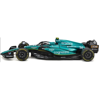 F1 COLLECTION  1:43 Aston Martin AMR23 Mercedes W14 Red Bull RB19 Miami GP Ferrari SF23 Alpine A523 F1 Model Formula Car Static Racing