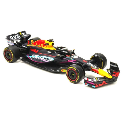 F1 COLLECTION  1:43 Aston Martin AMR23 Mercedes W14 Red Bull RB19 Miami GP Ferrari SF23 Alpine A523 F1 Model Formula Car Static Racing