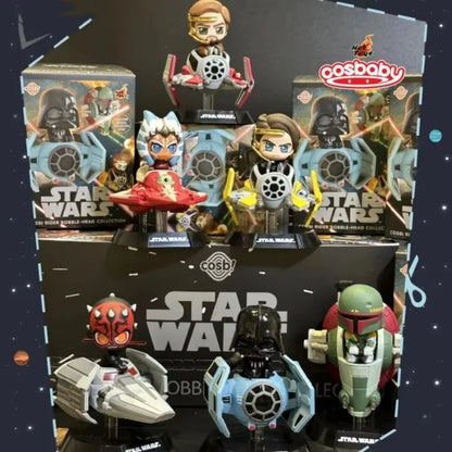 Star Wars Darth Vader Boba Fett Cosbi Rider Collectible Figures
