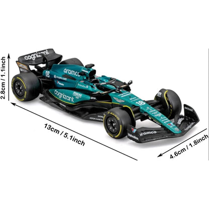 F1 COLLECTION  1:43 Aston Martin AMR23 Mercedes W14 Red Bull RB19 Miami GP Ferrari SF23 Alpine A523 F1 Model Formula Car Static Racing