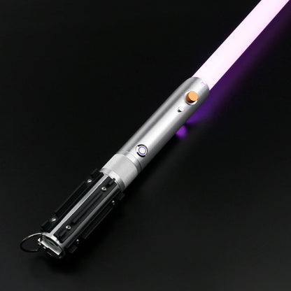 TXQSABER Darth Vader RGB Pixel heavy dueling laser sword Smooth Swing Metal Handle lightsaber Cosplay 12 Colors foc dueling