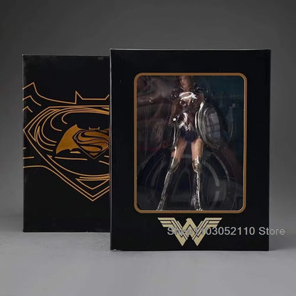 20CM  - LED  Ligthed Justice League Batman Wonder Women Superman Action Figures